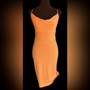 Zara dress with draped side
